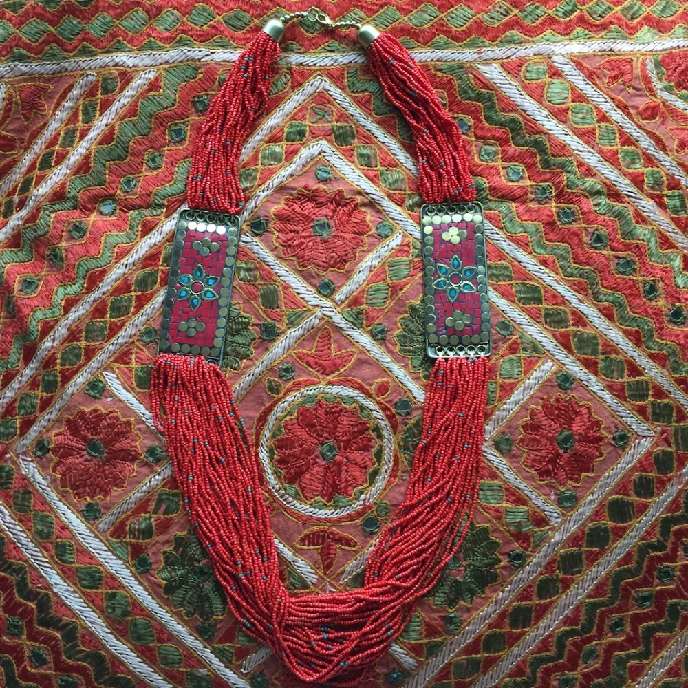 Bohemian Pote (Glass) Beads - Nepalese Necklace